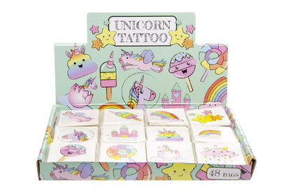 12 Pieces Unicorn Tattoos