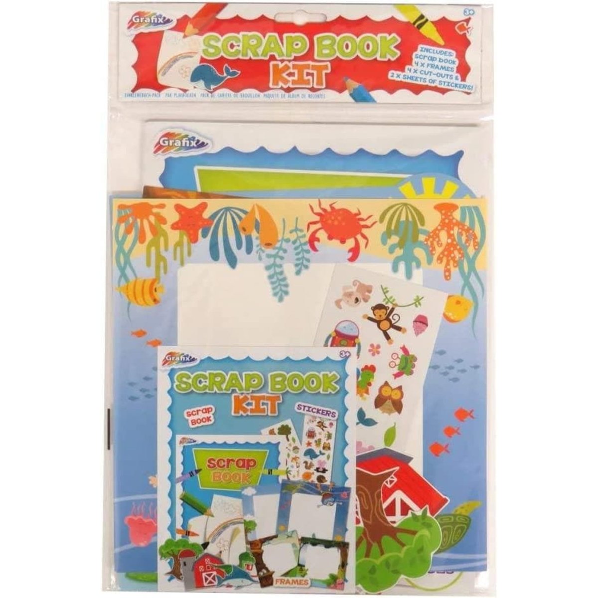 Children's Scrapbooking Pack, Lots of Items - Kids Party Craft