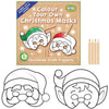 Christmas Colour Your Own Masks Eco Friendly - Kids Party Craft