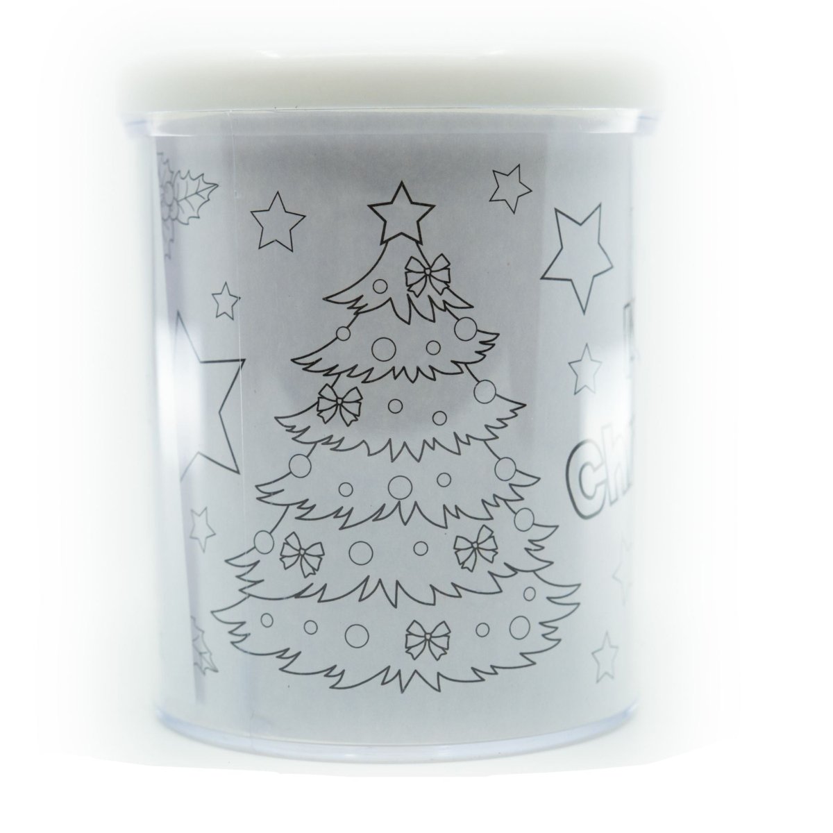 Christmas Colouring Mug with 2 Assorted Designs - Kids Party Craft