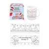 Christmas Elfin Around Colouring Mug with 2 Assorted Designs - Kids Party Craft