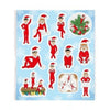 Christmas Elfin Around Sticker Sheet - Kids Party Craft