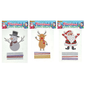 Christmas Jewel Mosaic Picture - Kids Party Craft