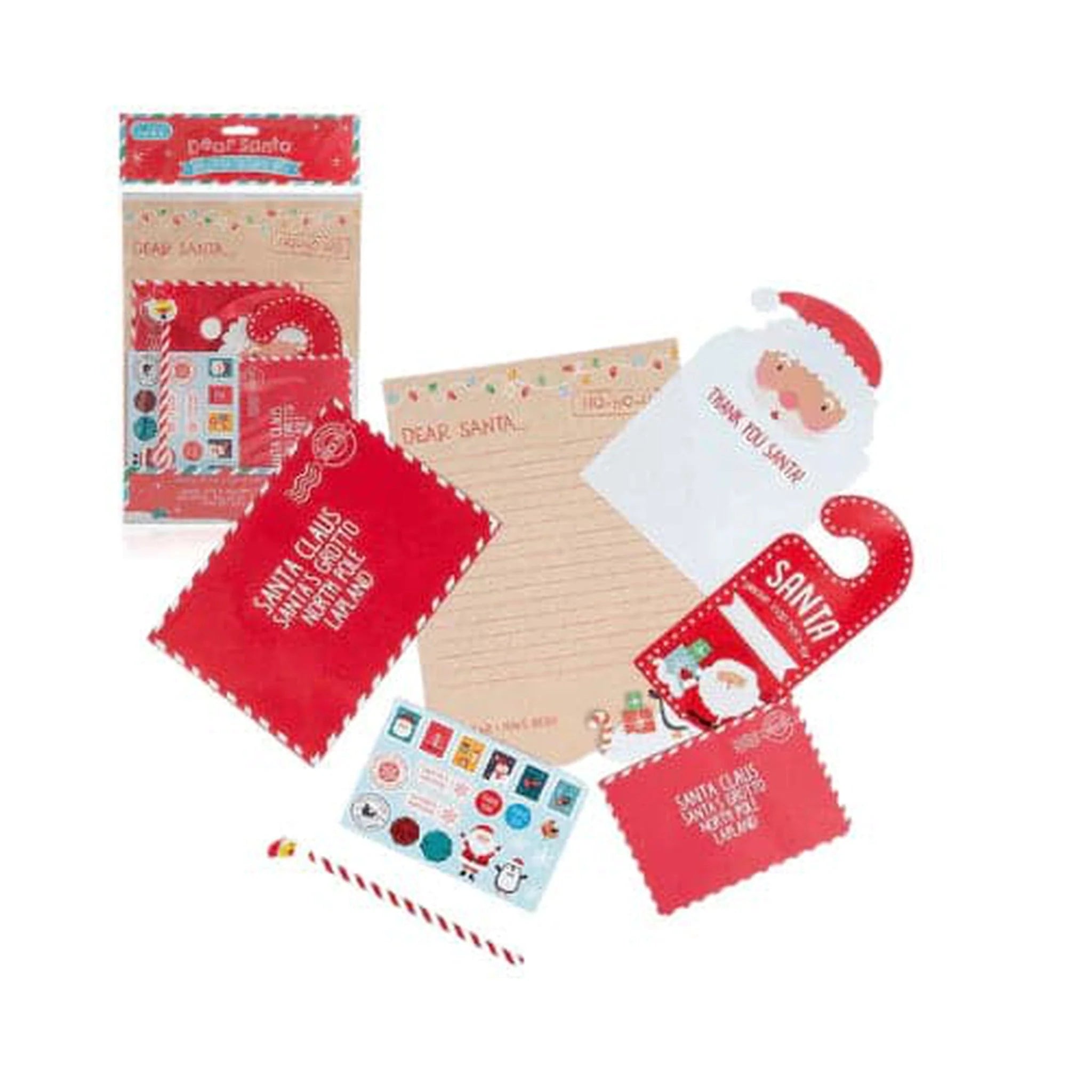 Christmas Letter To Santa Pack (7 pieces) - Kids Party Craft