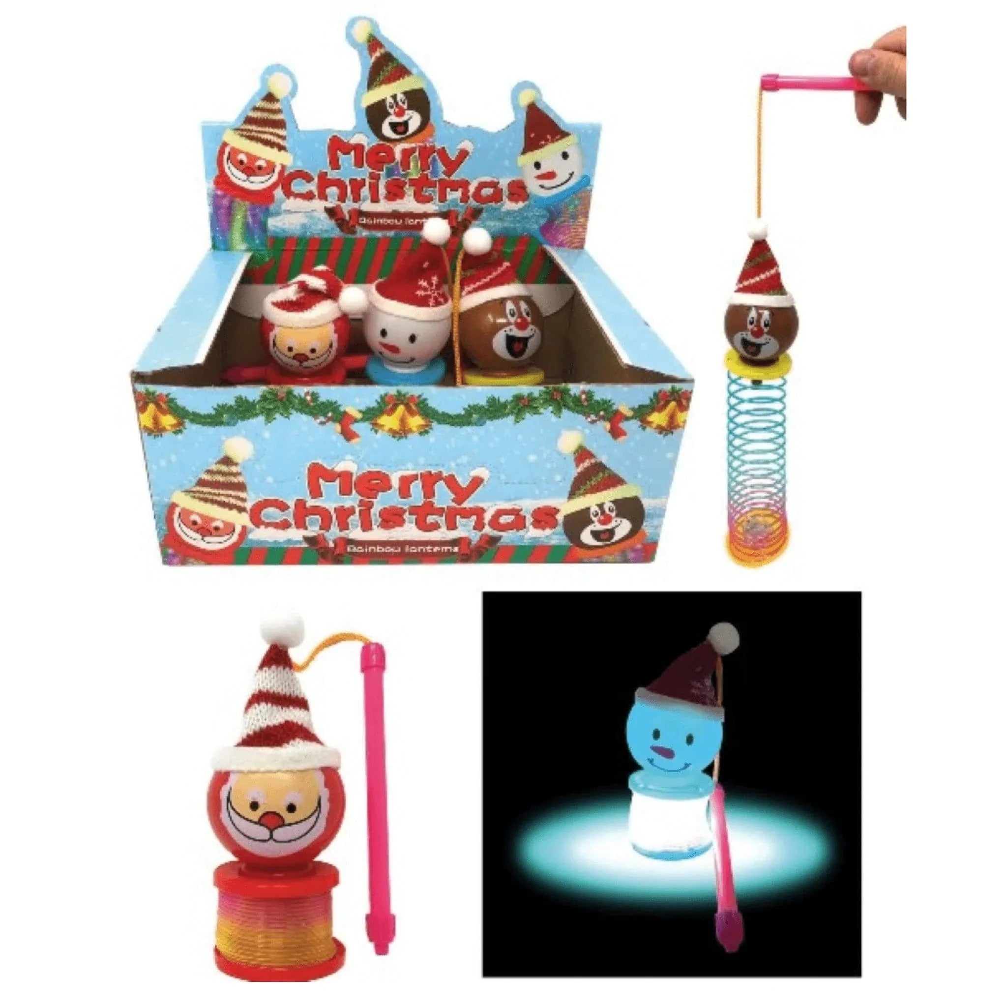 Christmas Light Up Lantern Spring - Kids Party Craft