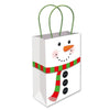 Christmas Snowman Paper Bag With Handles – Large - Kids Party Craft