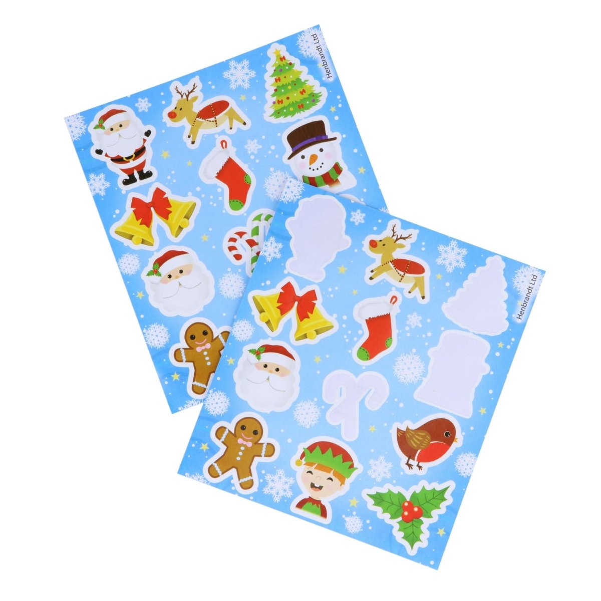 Christmas Sticker Sheets - Kids Party Craft