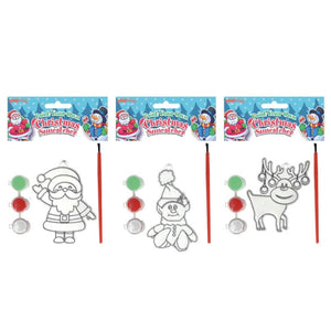 Christmas Suncatcher Paint Set - Kids Party Craft