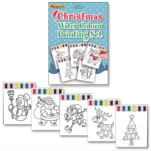 Christmas Watercolour Painting Set - Kids Party Craft