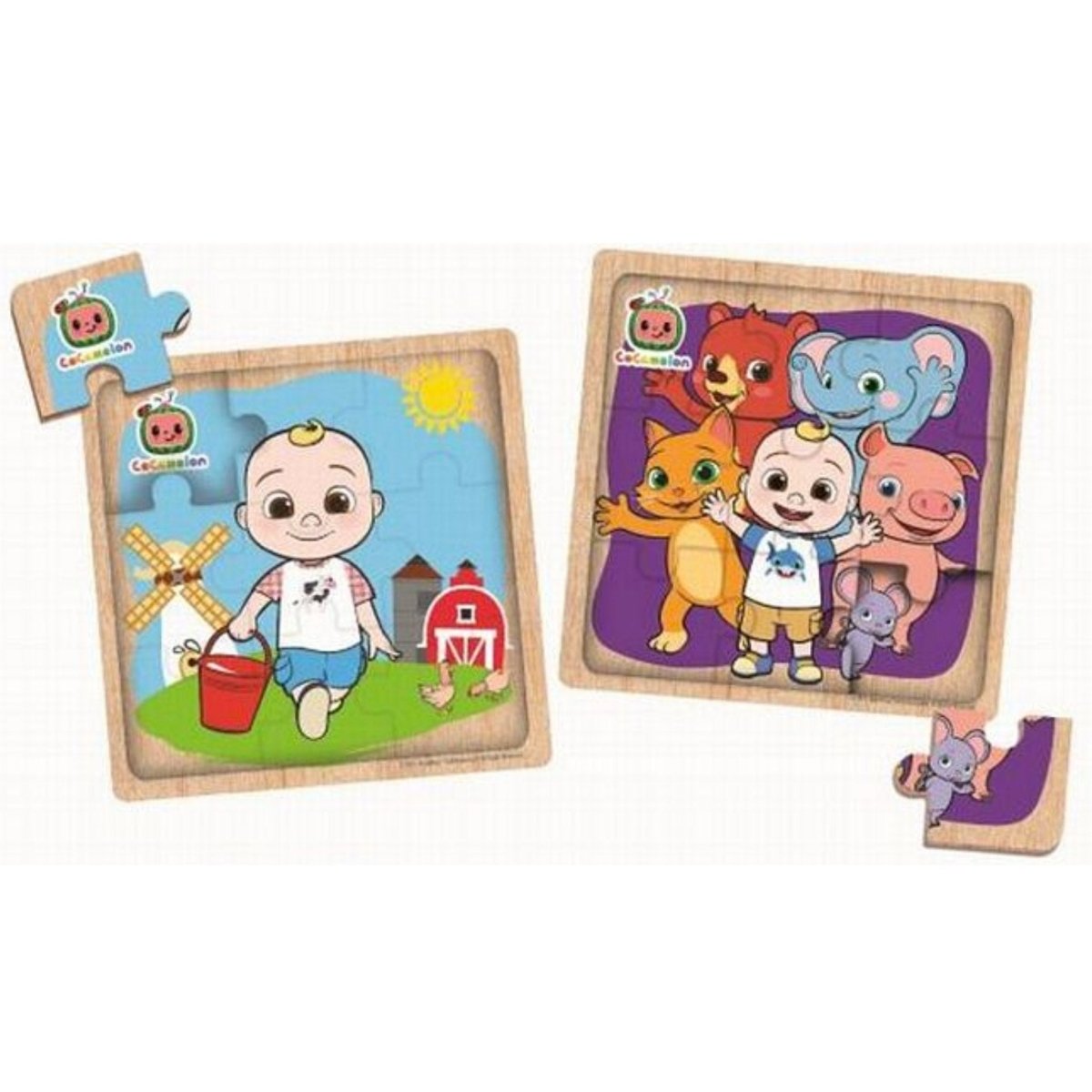 Cocomelon Wooden Puzzle 9 Piece - Kids Party Craft