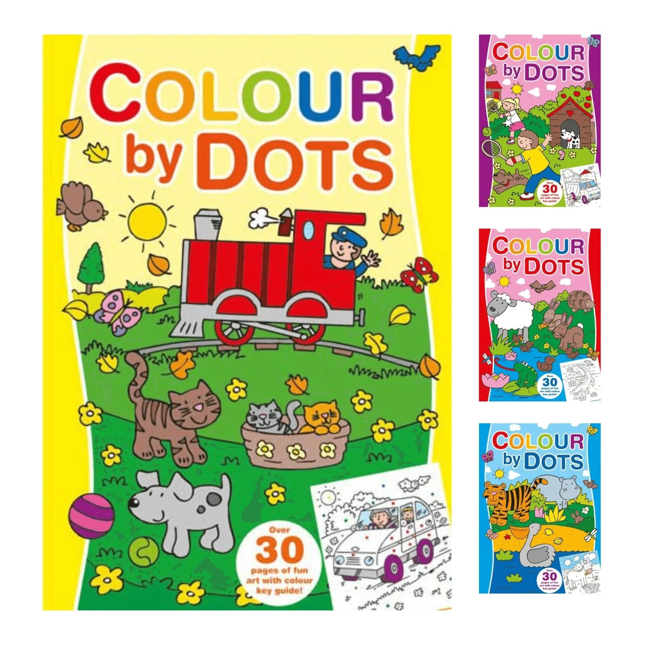 Colorpoint Book Colour By Dots Book A4 - Kids Party Craft | Kids Party Craft
