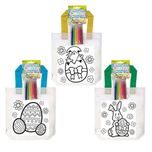 Colour In Easter Bag 25x20cm - Kids Party Craft