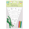 Colour Your Own Easter Bunting - Kids Party Craft