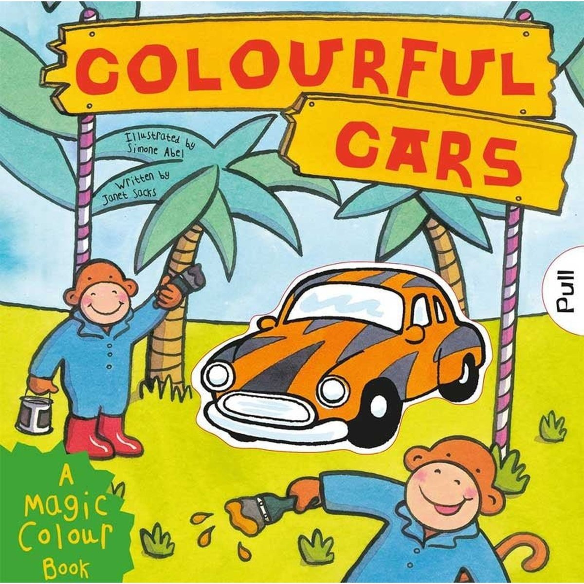 Colourful Cars Magic Colour Book - Kids Party Craft