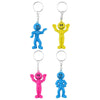 Colourful Smiling People Keychain - Kids Party Craft