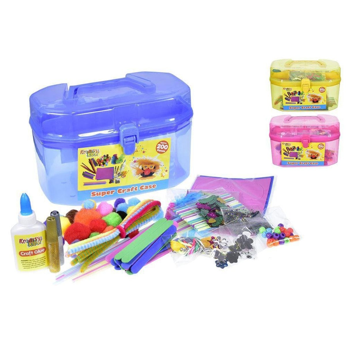 Craft Carry Case Set - Kids Party Craft