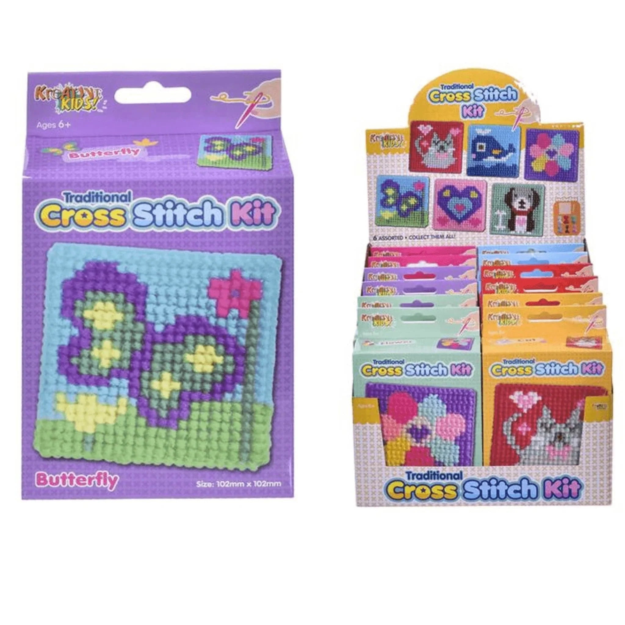 Cross Stitch Kit - Kids Party Craft
