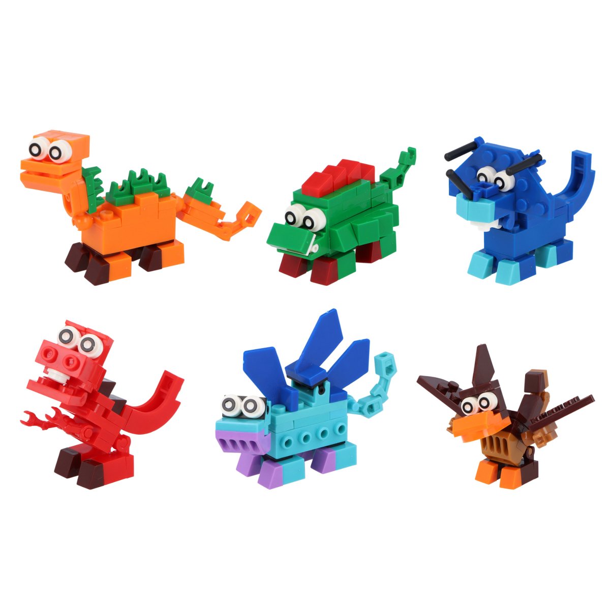 Cute Dinosaur Brick Kits - Kids Party Craft