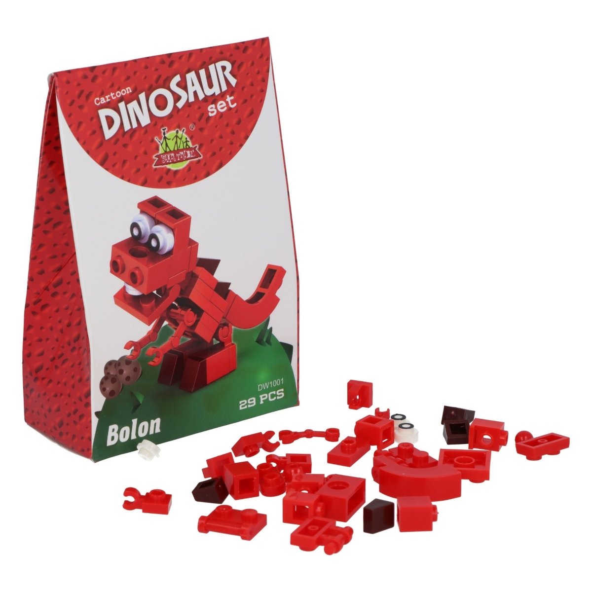 Cute Dinosaur Brick Kits - Kids Party Craft