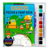 Diggers Poster & Paint Book - Kids Party Craft