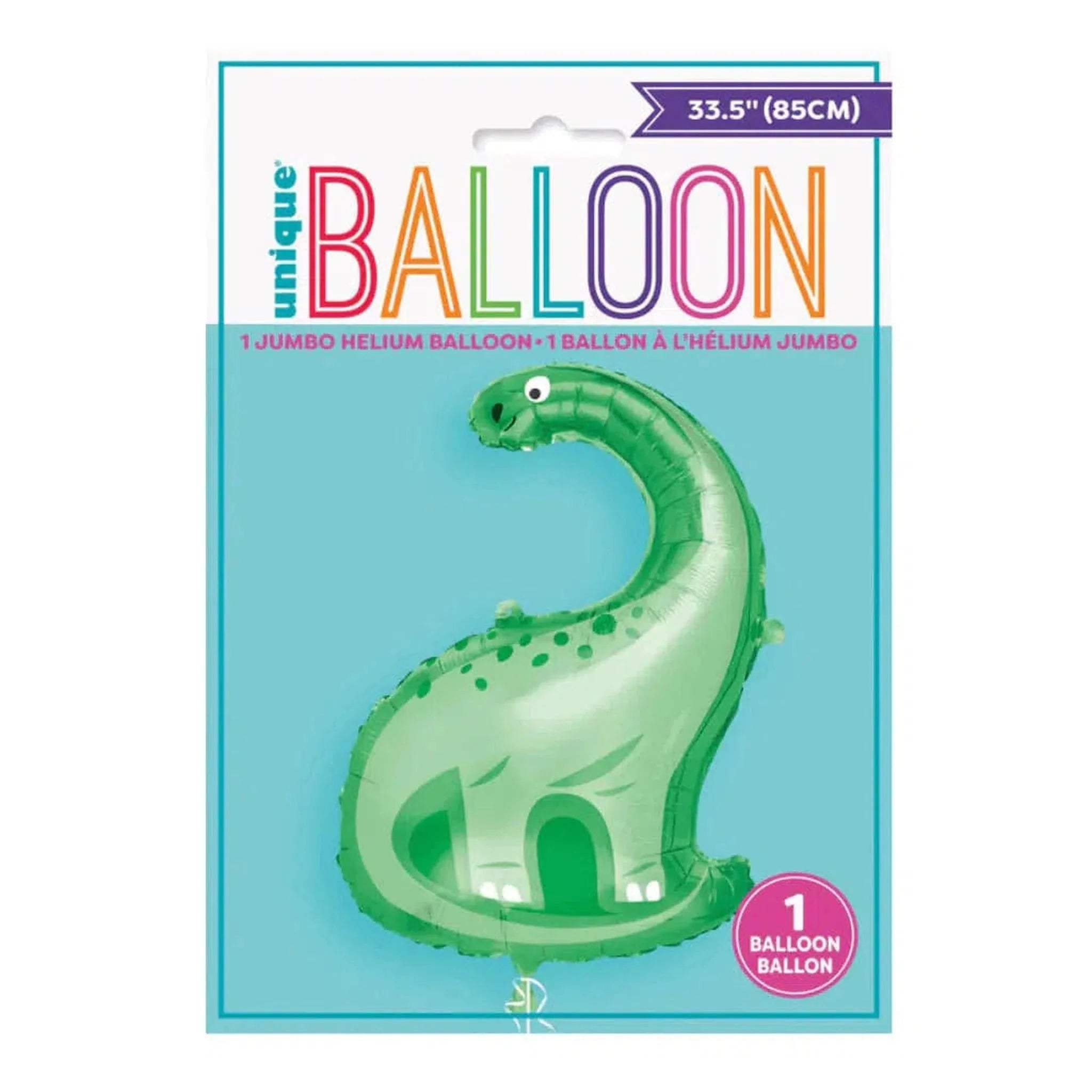 Dinosaur 33.5" Giant Foil Balloon - Kids Party Craft