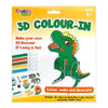 Dinosaur 3D Colour In Set - Kids Party Craft