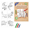 Dinosaur A6 Colouring Sets Eco Friendly - Kids Party Craft