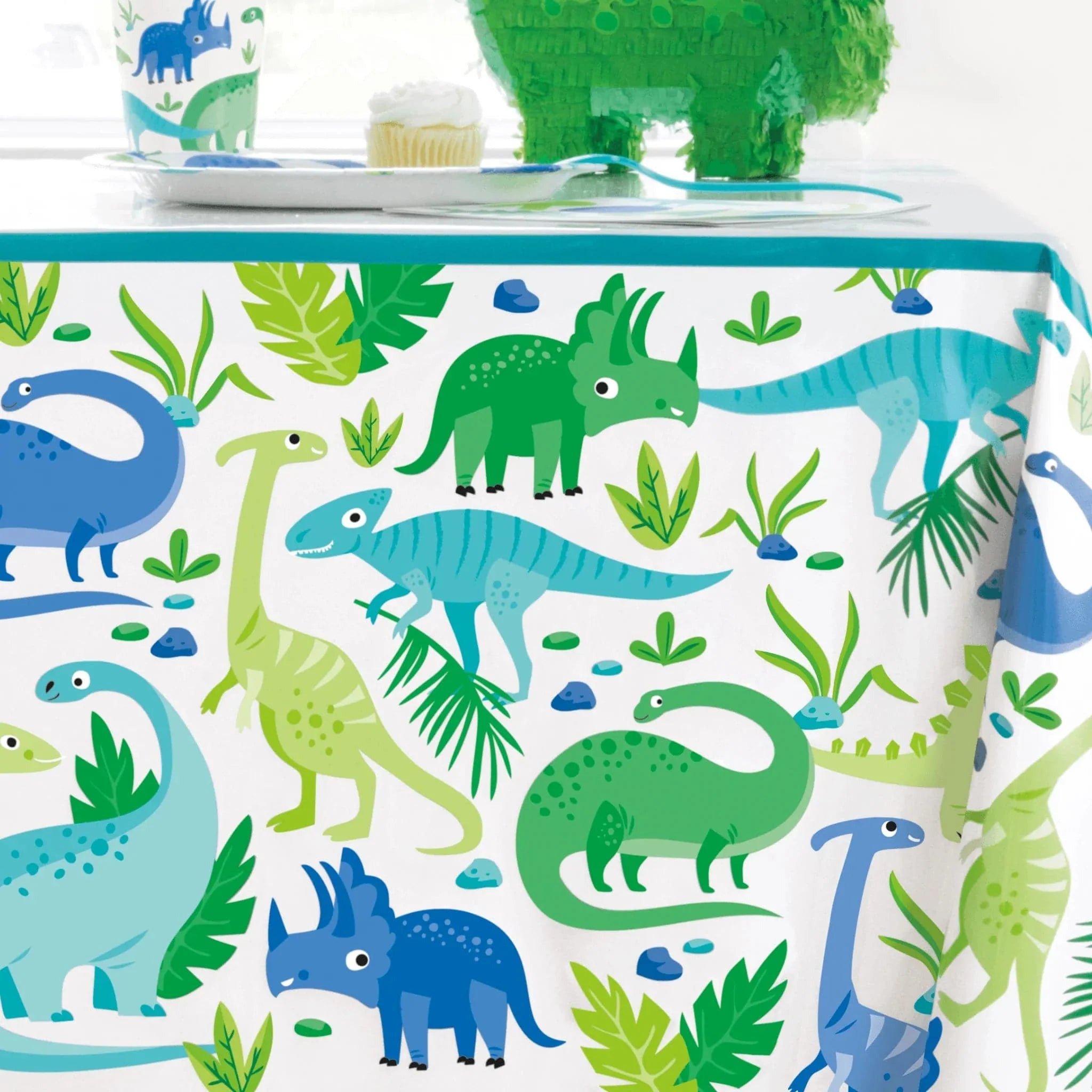 Dinosaur Blue & Green Luncheon Napkins 16pk - Kids Party Craft