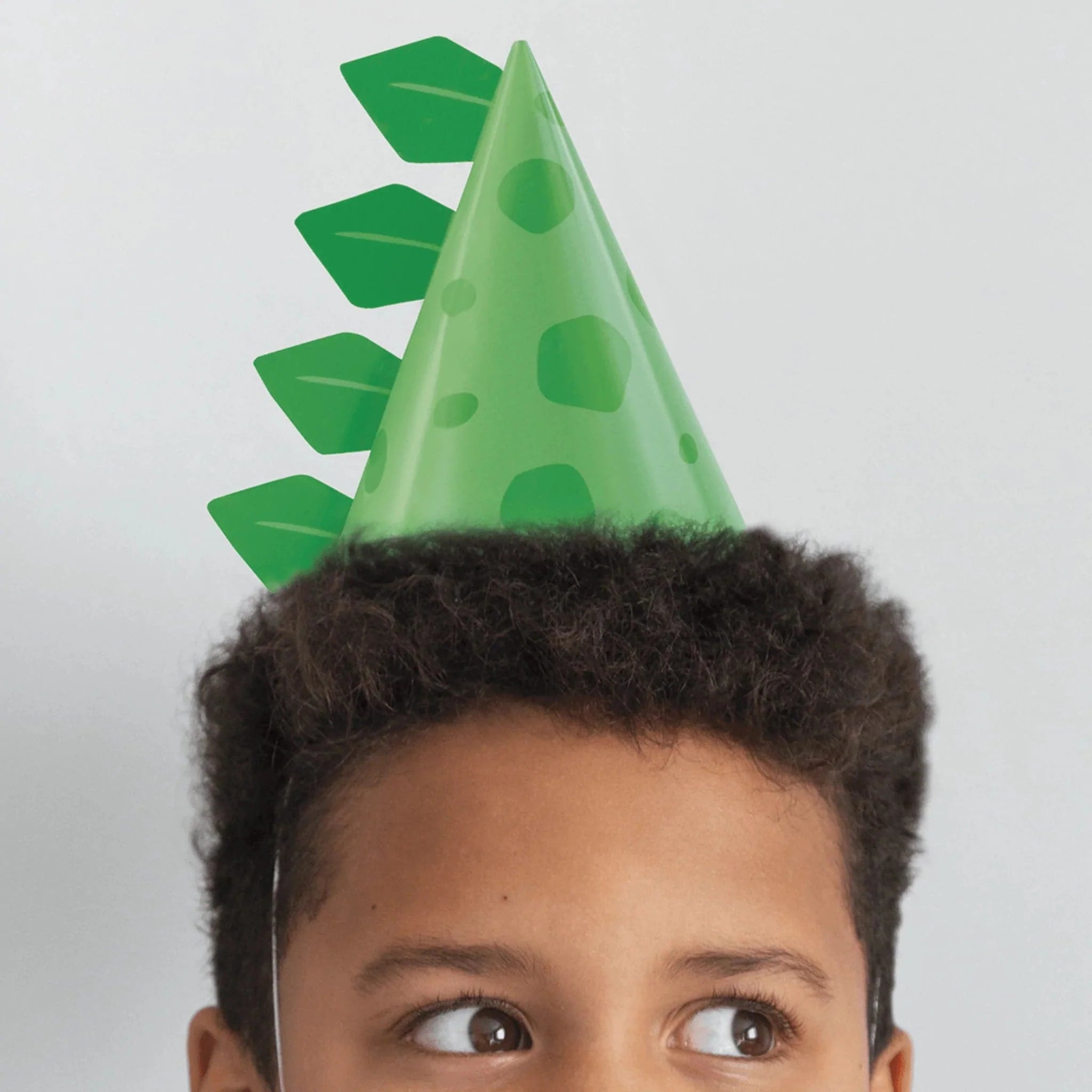 Dinosaur Blue & Green Party Hats 8pk - Kids Party Craft