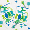 Dinosaur Blue & Green Party Loot Bags 8pk - Kids Party Craft
