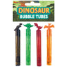 Dinosaur Bubble Tubes 11cm 4pk - Kids Party Craft