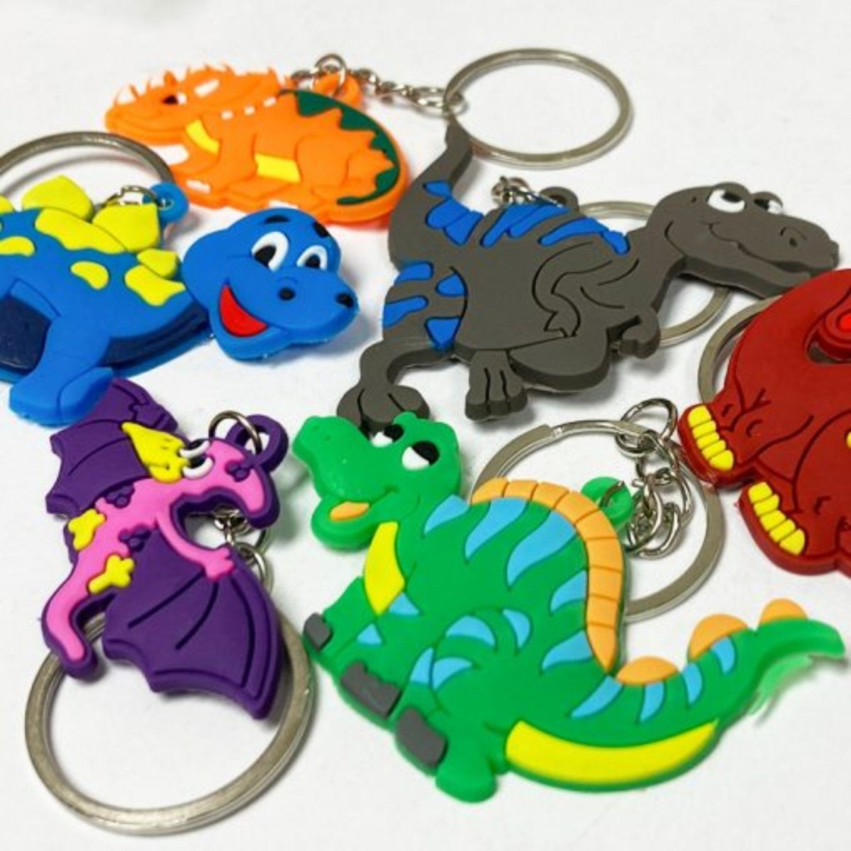 Dinosaur Chunky Keychain - Kids Party Craft