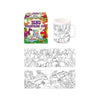 Dinosaur Colouring Mug with 2 Assorted Designs - Kids Party Craft