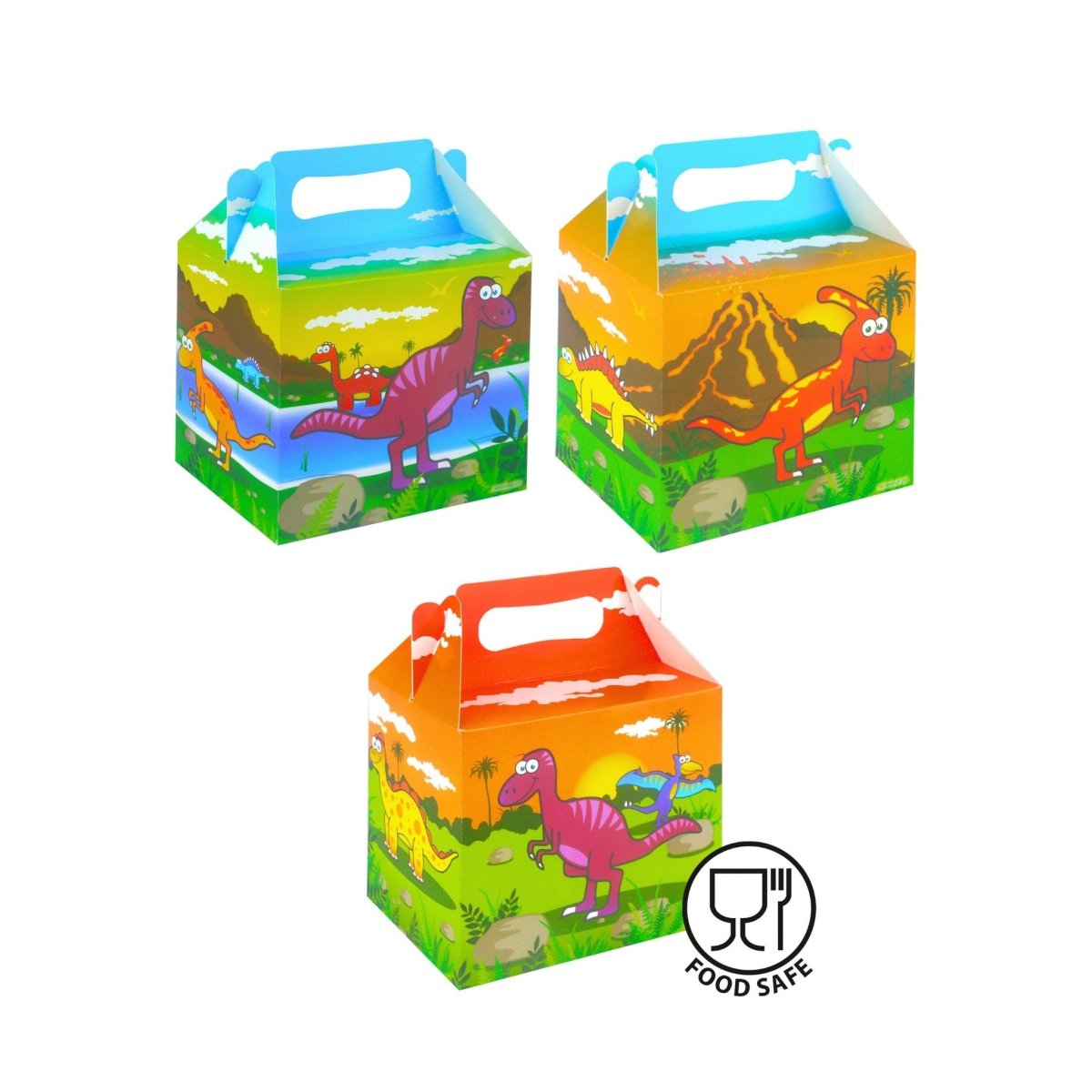 Dinosaur Party Food Boxes - Kids Party Craft