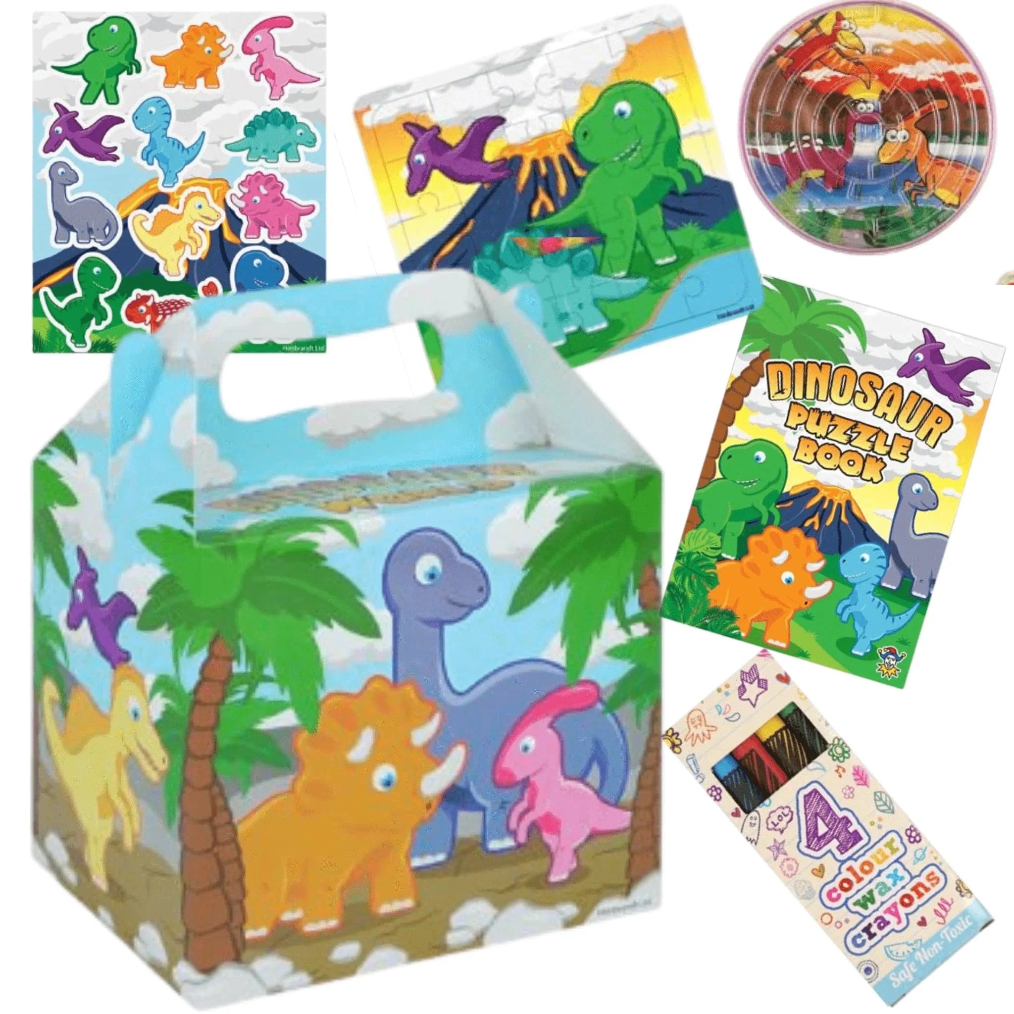 Dinosaur Pre-Filled Party Food Boxes - Kids Party Craft