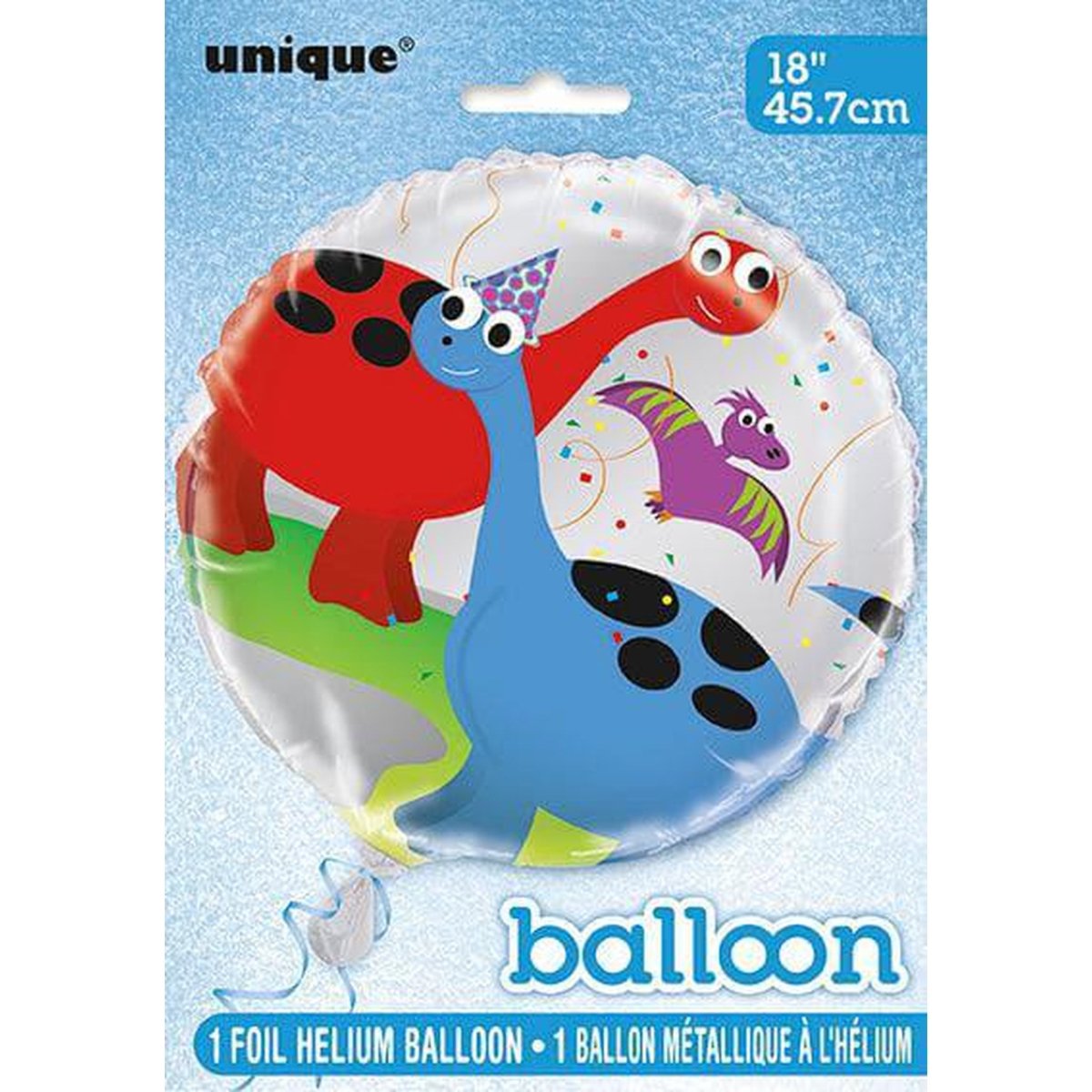Dinosaur Round Foil Balloon 18" - Kids Party Craft