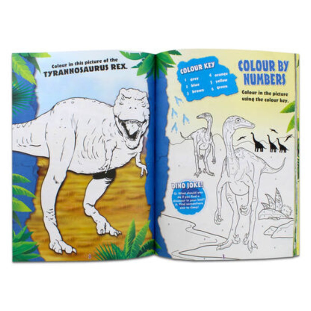 Dinosaur Sticker Burst Book - Kids Party Craft