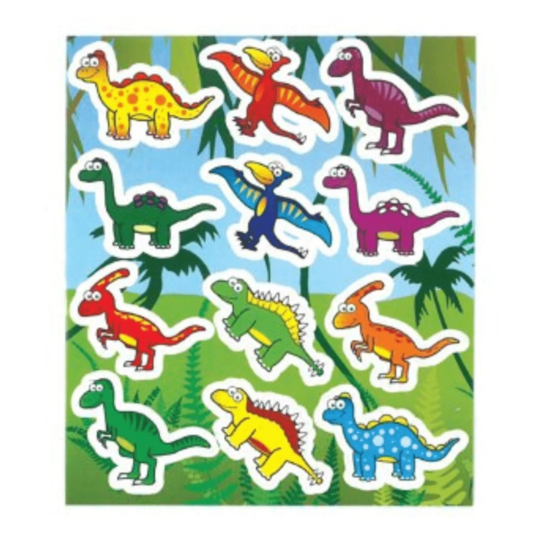 Dinosaur Sticker Sheets - Kids Party Craft