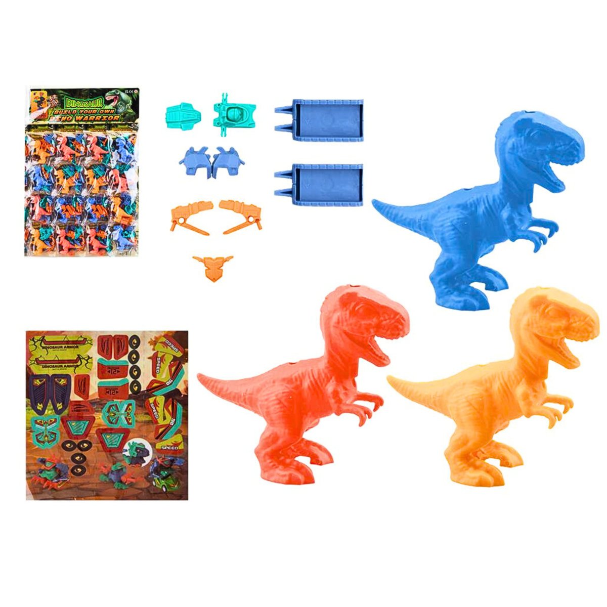 Dinosaur Warrior Build Your Own - Kids Party Craft