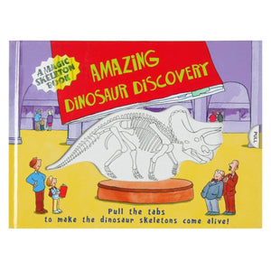 Discover Amazing Dinosaurs Magic Skeleton Book - Kids Party Craft