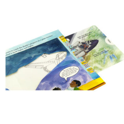 Discover Amazing Space Facts Skeleton Book - Kids Party Craft