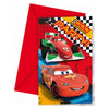 Disney Cars RSN 6 Pack Party Invitations Cards - Kids Party Craft