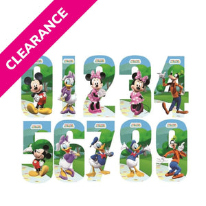 Disney Micky Mouse Number Stickers - Kids Party Craft