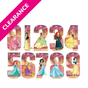 Disney Princess Number Stickers - Kids Party Craft