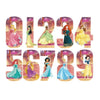 Disney Princess Number Stickers - Kids Party Craft