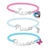 Disney Violetta 3 Pack Bracelets With Charms - Kids Party Craft
