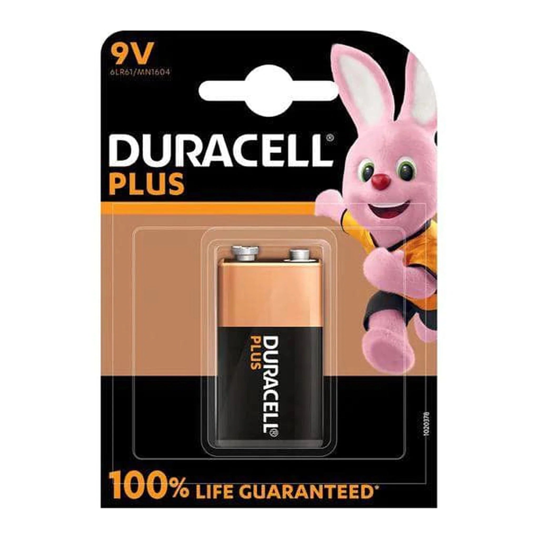DURACELL Plus 9V Alkaline Battery - Kids Party Craft