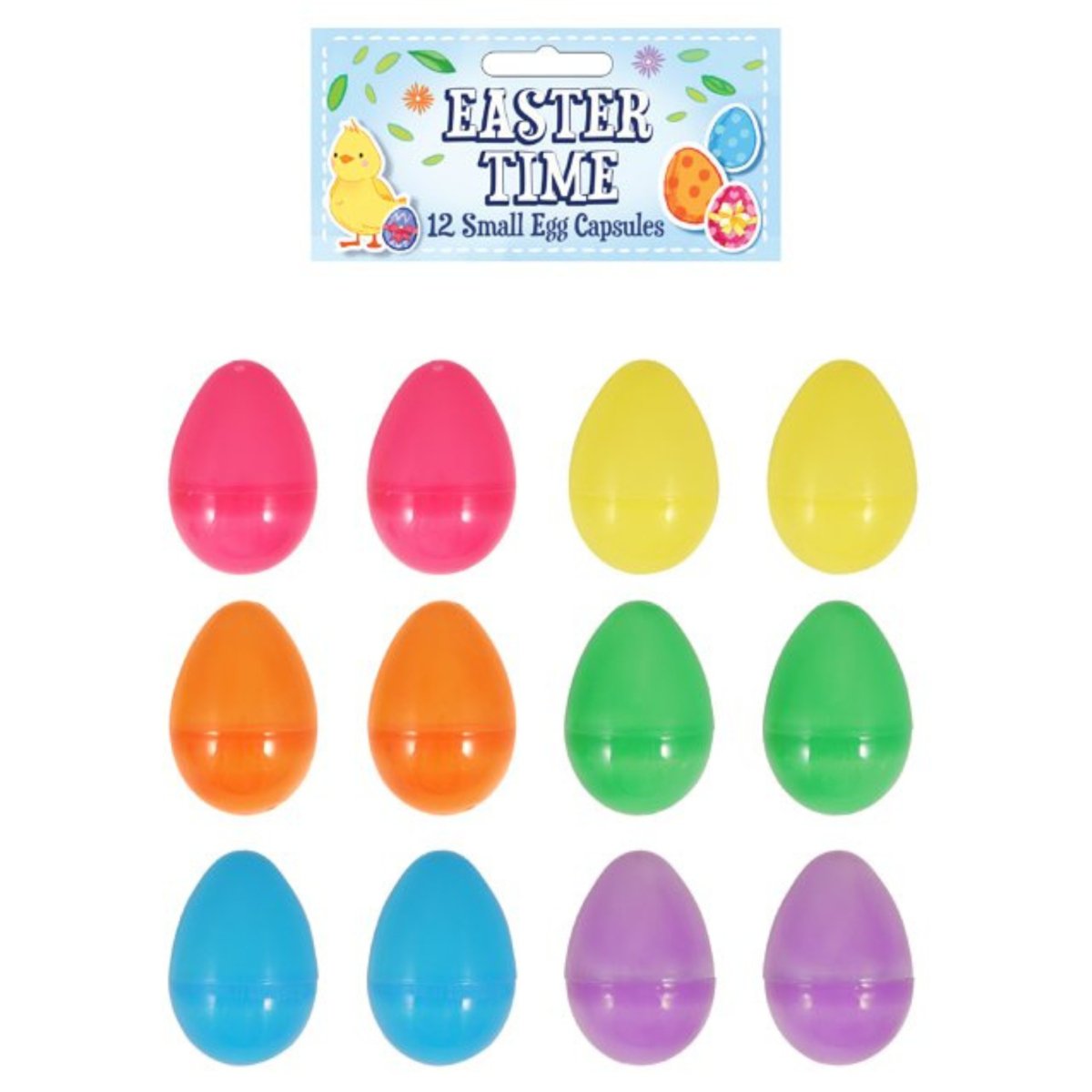 Easter Egg Capsules 6 Assorted Colours - Kids Party Craft