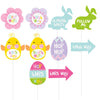 Easter Egg Hunt Clue Signs 10pk - Kids Party Craft