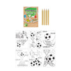 Eco Friendly Football Themed Colouring Set - Kids Party Craft